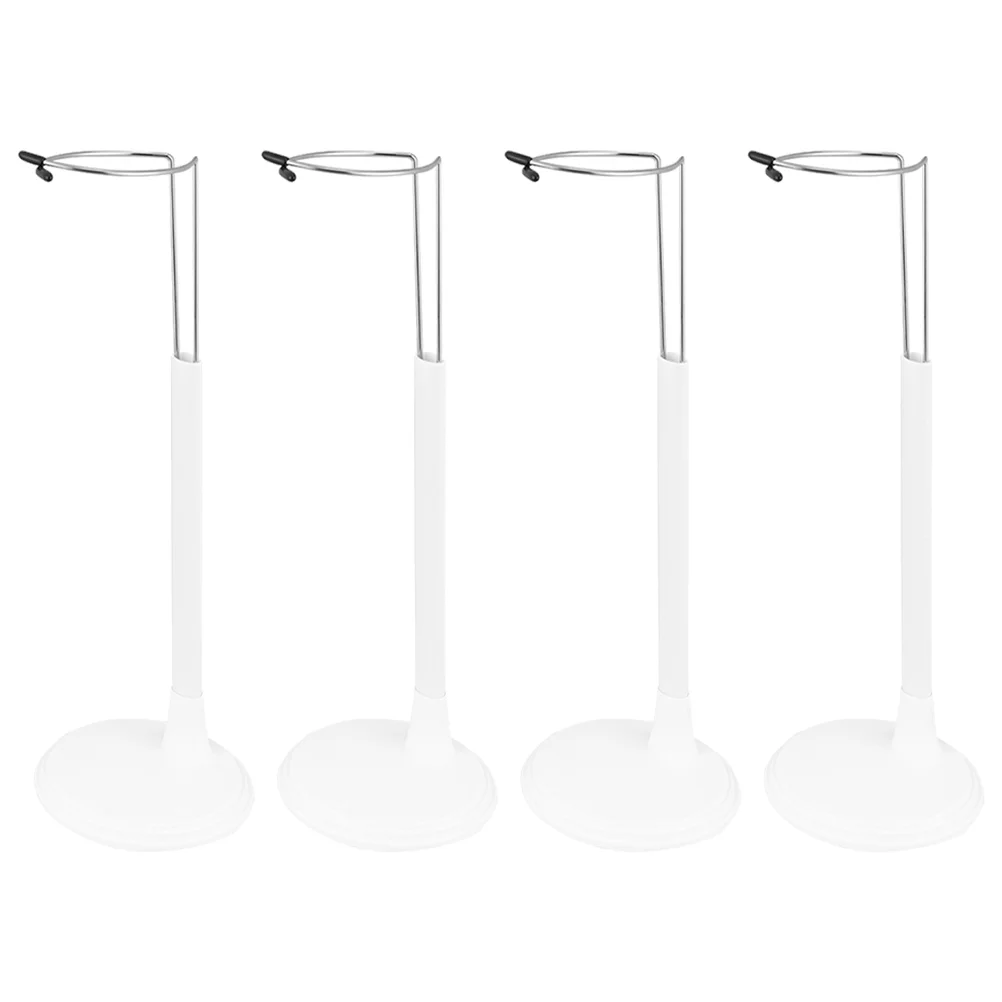 

4 Pcs Support Frame Dolls Display Rack Mini Toys Kids Girls Racks Figure Holder Dedicated Bracket Base
