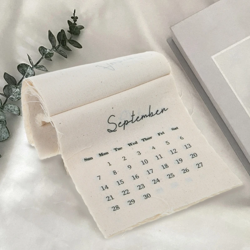 Contemporary Fabric Wall Calendar Efficient Planner Deadline Planners Suitable for Count down Activities desk calendar wall calendar