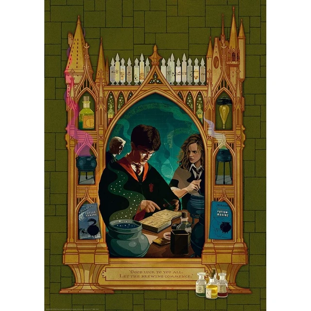 Puzzle Harry Potter Book 1000 Pieces Harry Potter Ravensburger Puzzle Harry  Potter 1000 Pieces - Card Games - AliExpress