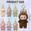 Labubu The Monsters Heartbeat Macaron Enamel Face Cute Stuffed Pvc Figurine Tabletop Ornament Kawaii Toy Kid Christmas Gift 2