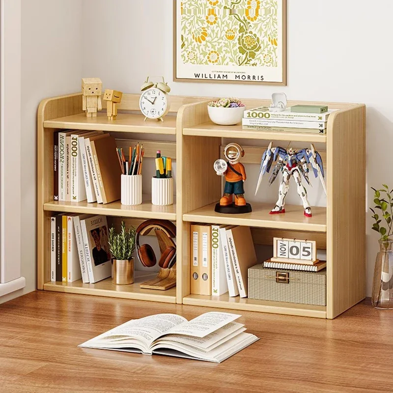 

Simple Makeup Organizer Table Shelves Storage Bookshelf Student Desk Shelves Multi-layer Estante Para Livros Home Furniture LVBS
