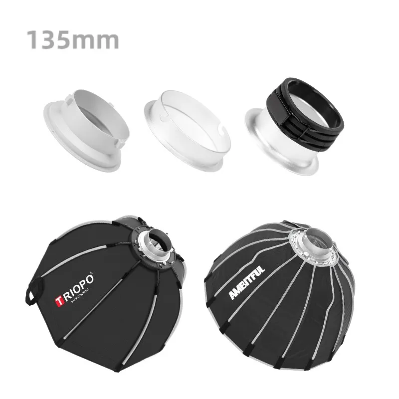 AMBITFUL 135mm 144mm 150mm Ring Adapter for Bowens Elinchrom