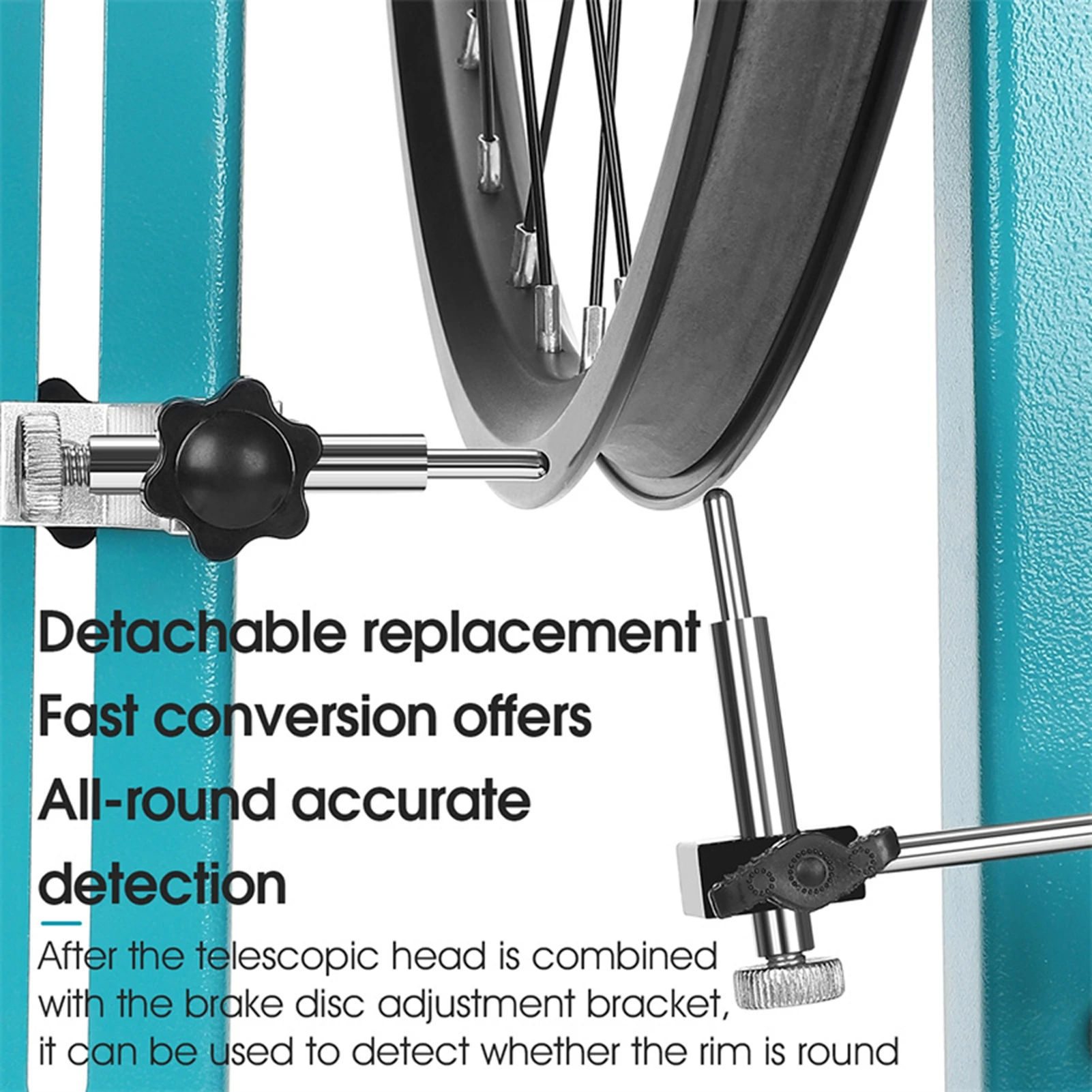 NEUE Rad Abrichten Ständer Professionelle Fahrrad Felgen Reparatur Halterung Fahrrad Rad Wartung Rack Zyklus Zubehör – Detail 14