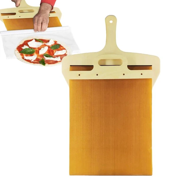 Sliding Pizza Peel With Handle For Perfect Pizza With Hang Hole