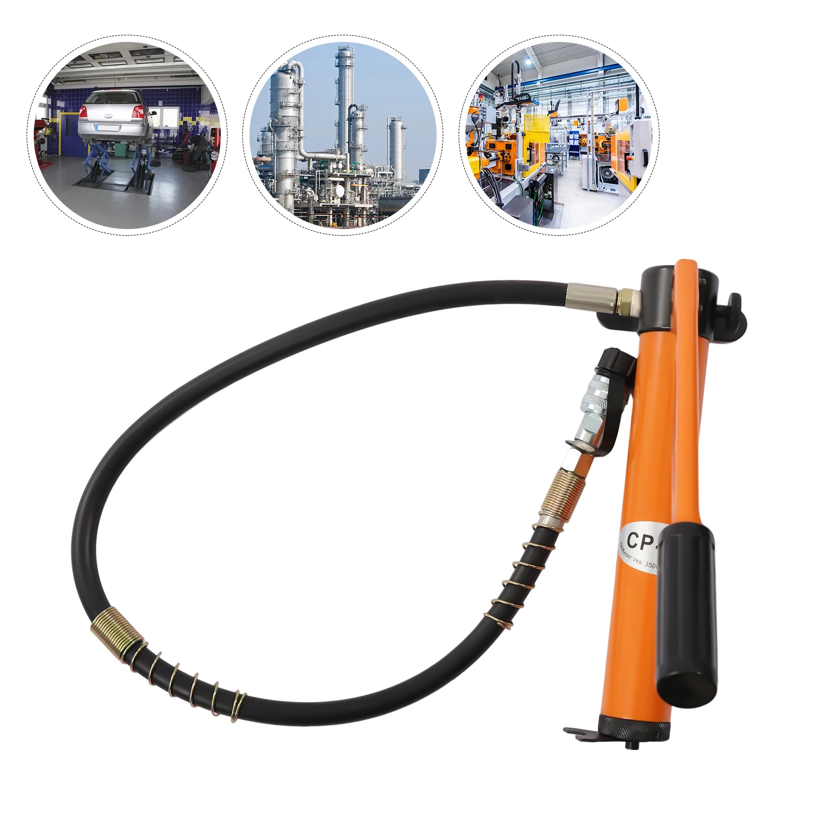 Manual Hydraulic Pump 20T 70MPa Lifting Jack High Pressure Portable Durable Steel Oil Pump for Hydraulic Tools