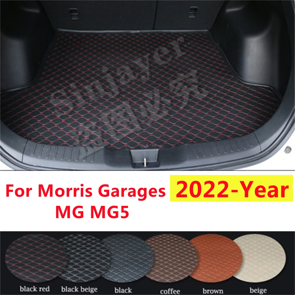 

SJ автомобильный коврик для багажника на заказ подходит для гаражей Morris MG MG5 2022 год Водонепроницаемый Автомобильный задний поднос для ботинок грузовой ковёр протектор