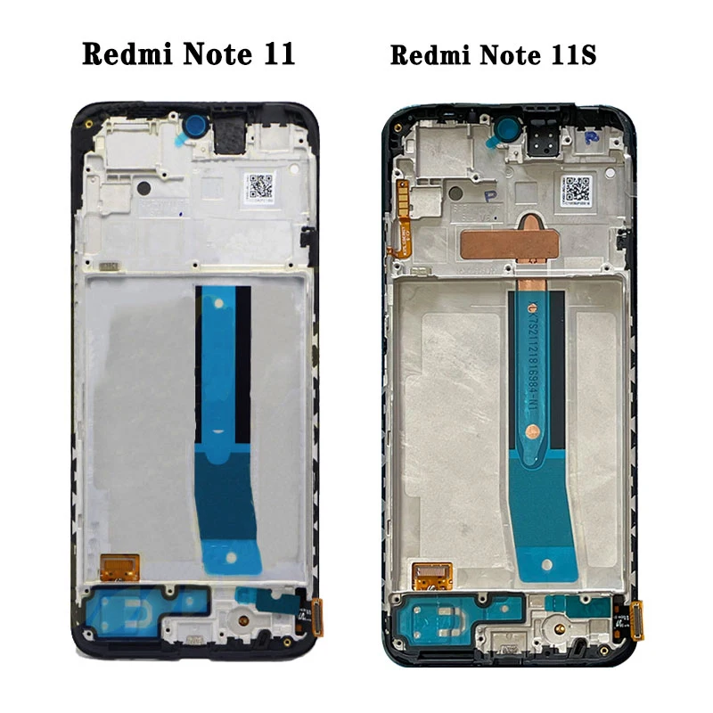 Affichage AMOLED pour Xiaomi Redmi Note 11 LCD écran tactile numériseur panneau assemblée 2201117 TG, 2201117 Remplacement de l'écran TI  509