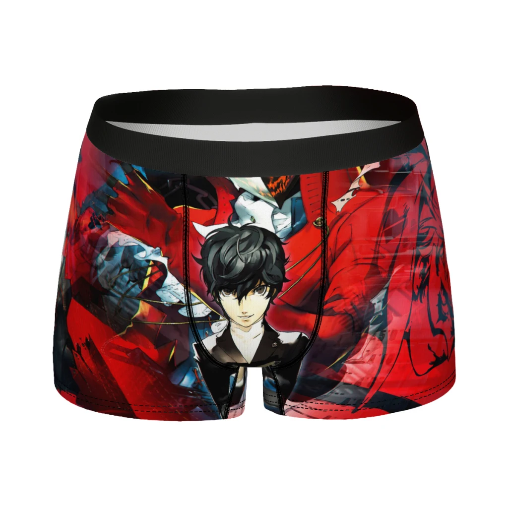 

Fujido Shangya Man's Boxer Briefs Underwear Persona Japanese Games Highly Breathable High Quality Sexy Shorts Gift Idea