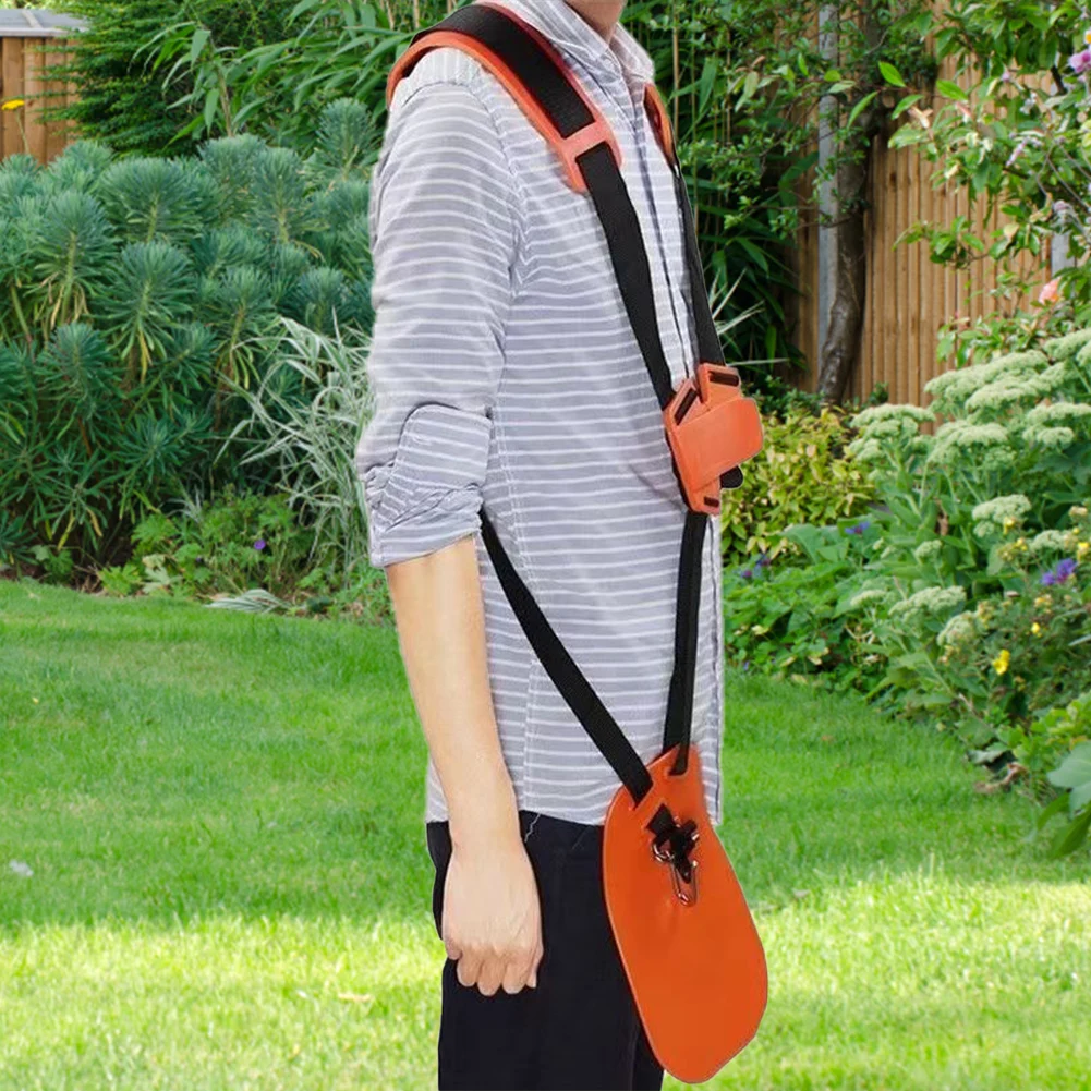 정원용 전정기/예초기 패딩 벨트 편안한 이중 어깨끈 노동 절약 안전성 향상 정원 도구 부품