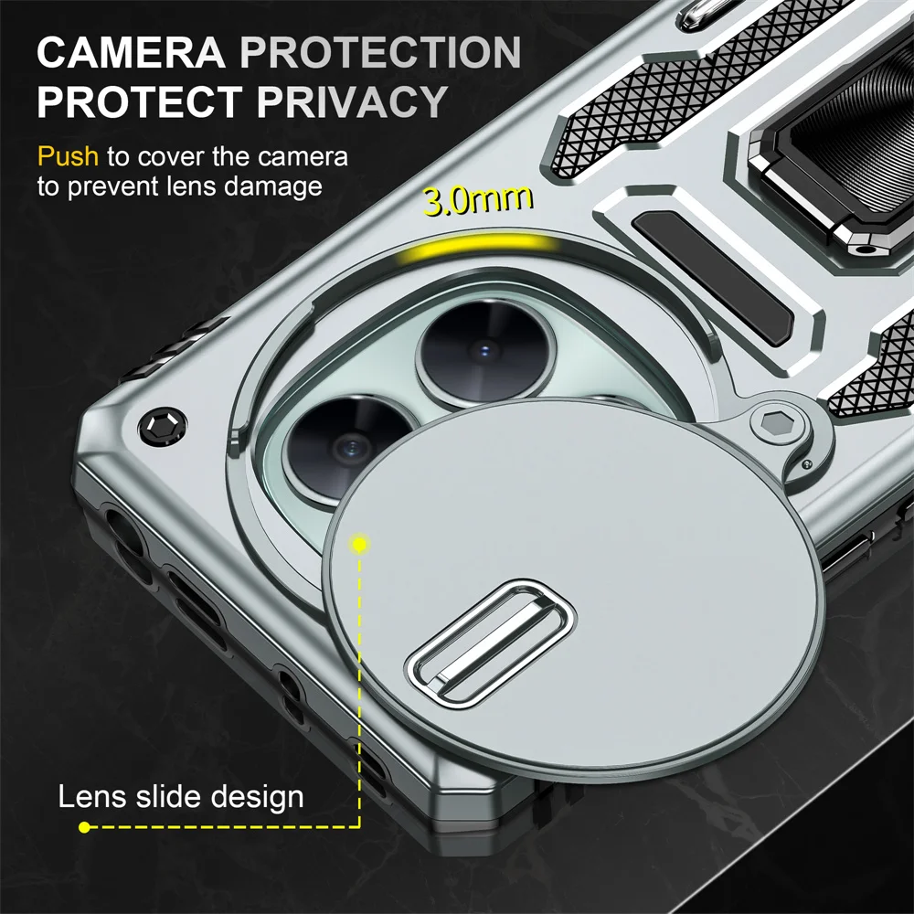 Magnetic Ring Stand Phone Cases for Xiaomi Redmi Note 14 13 12 11