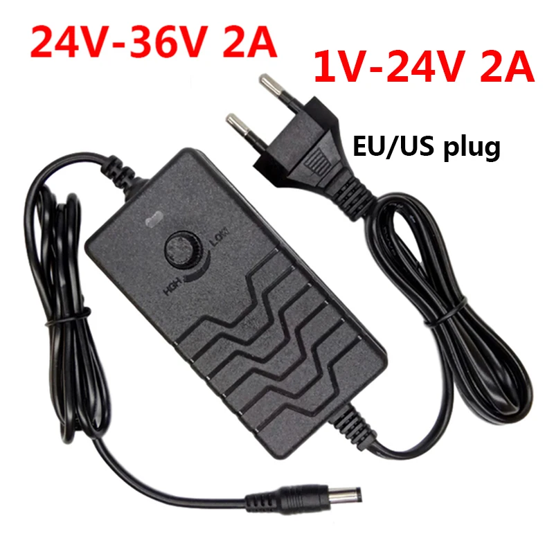 Universal ac dc Fonte de Alimentação Adaptador Adaptador Multi Tensão Adaptador Ajustável 24v 26v 28v 29v 30v 31v 32v 33v 34v 36v 2a