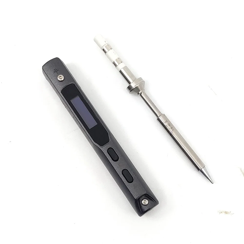 

TS100 Original 65W Mini Electric Soldering Iron Station Adjustable Temperature Digital Searing Steel OLED Display Fast Heating