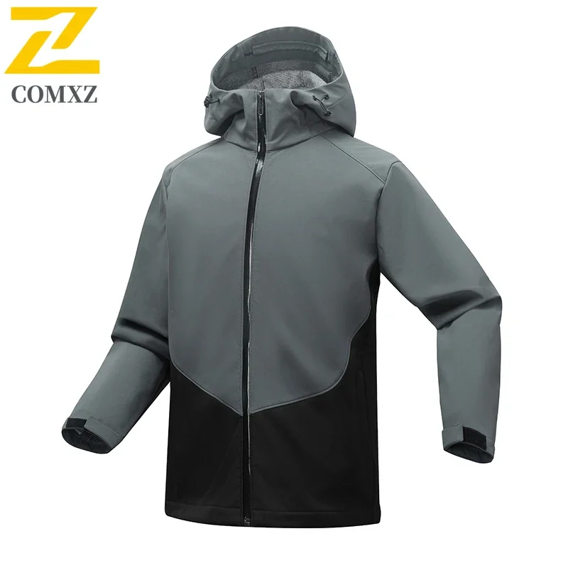 2025 Autumn Winter Ski Jacket Men's Trendy Full Heat Sealed Hardshell Storm Jackets Women Travel Camping Waterproof  Windbreaker