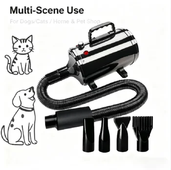 2800W Hair Dryer for Dogs Pet Grooming Blower Warm Wind Secador Fast Silent Pet Dryer Drying Machine Stepless Speed Regulation 1