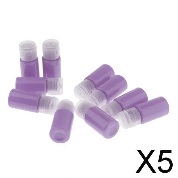 

5X 10Pcs PET Makeup Toner Remover Liquid Containers Travel Shampoo Bottles