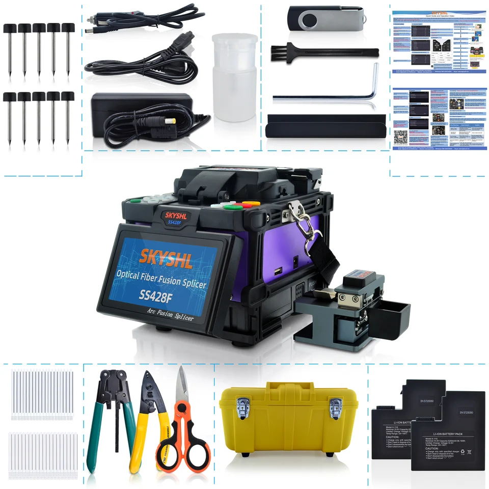 SKYSHL Core Alignment Fusion Splicer Machine