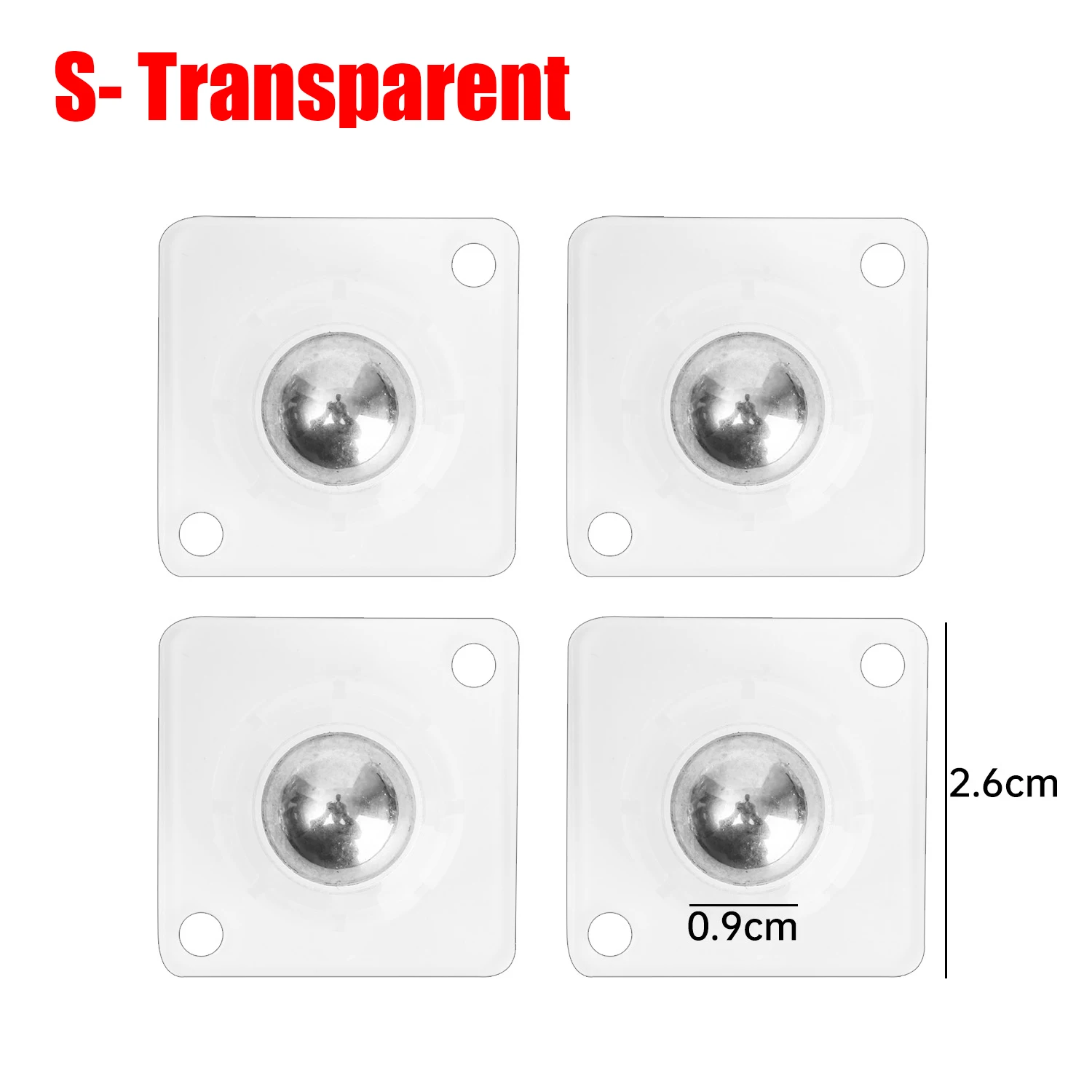 Self-Adhesive 360° Rotating Swivel Caster Wheels for Furniture and Cabinets