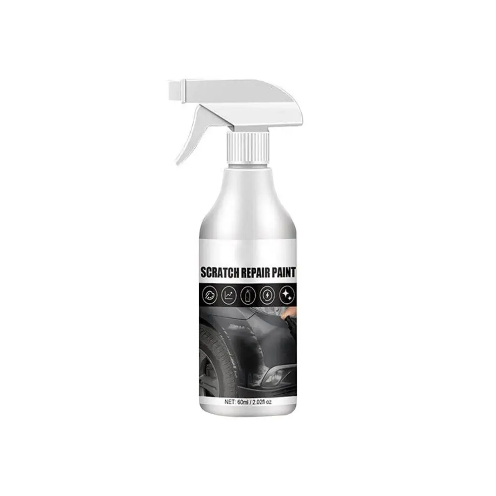 60ml Car Scratch Repair Paint Spray Automobile Scratches Clear Remover Self-painting Glazing Spray