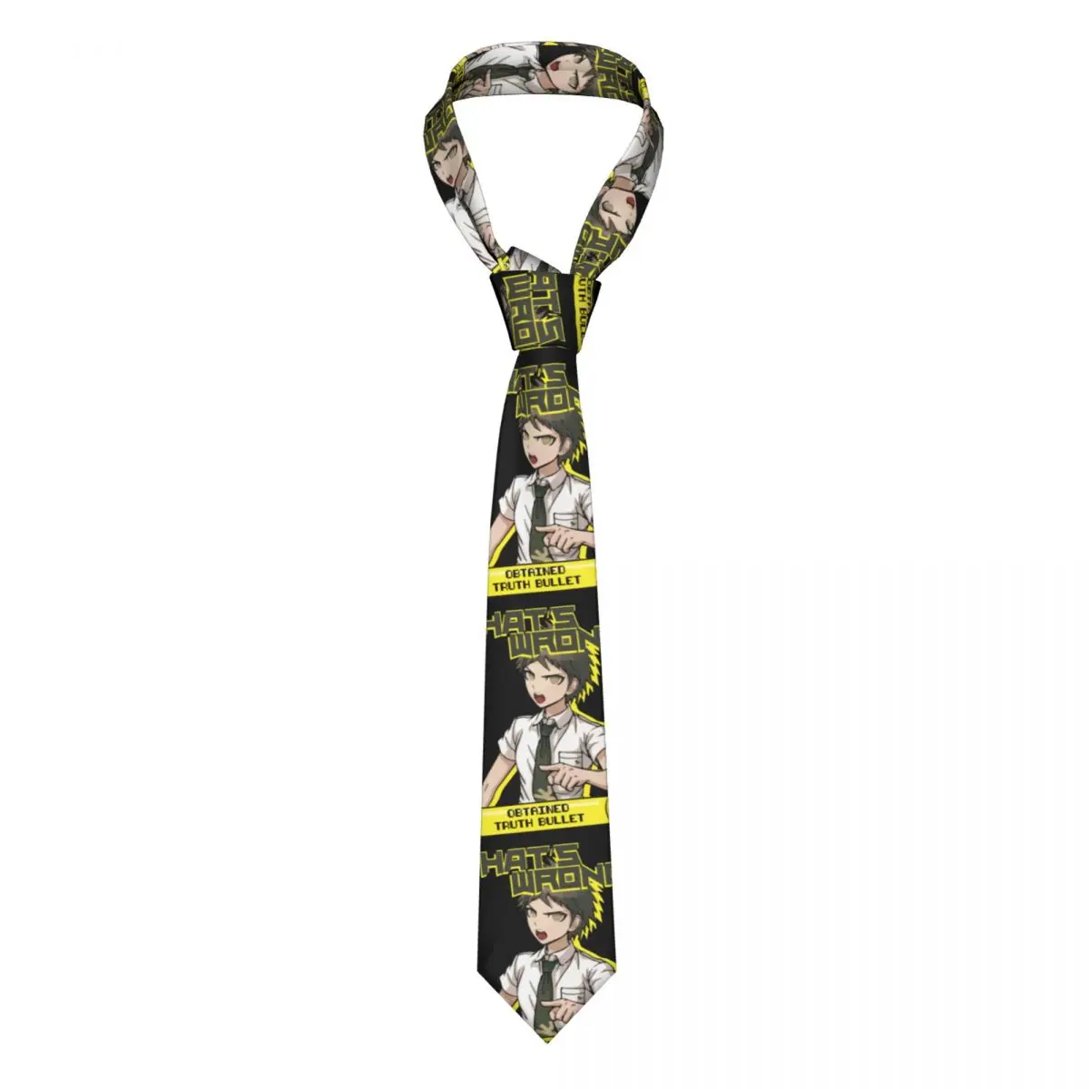 

Hajime Hinata That's Wrong Necktie Men Women Polyester 8 cm Danganronpa Neck Tie Silk Narrow Suits Accessories Gravatas Wedding
