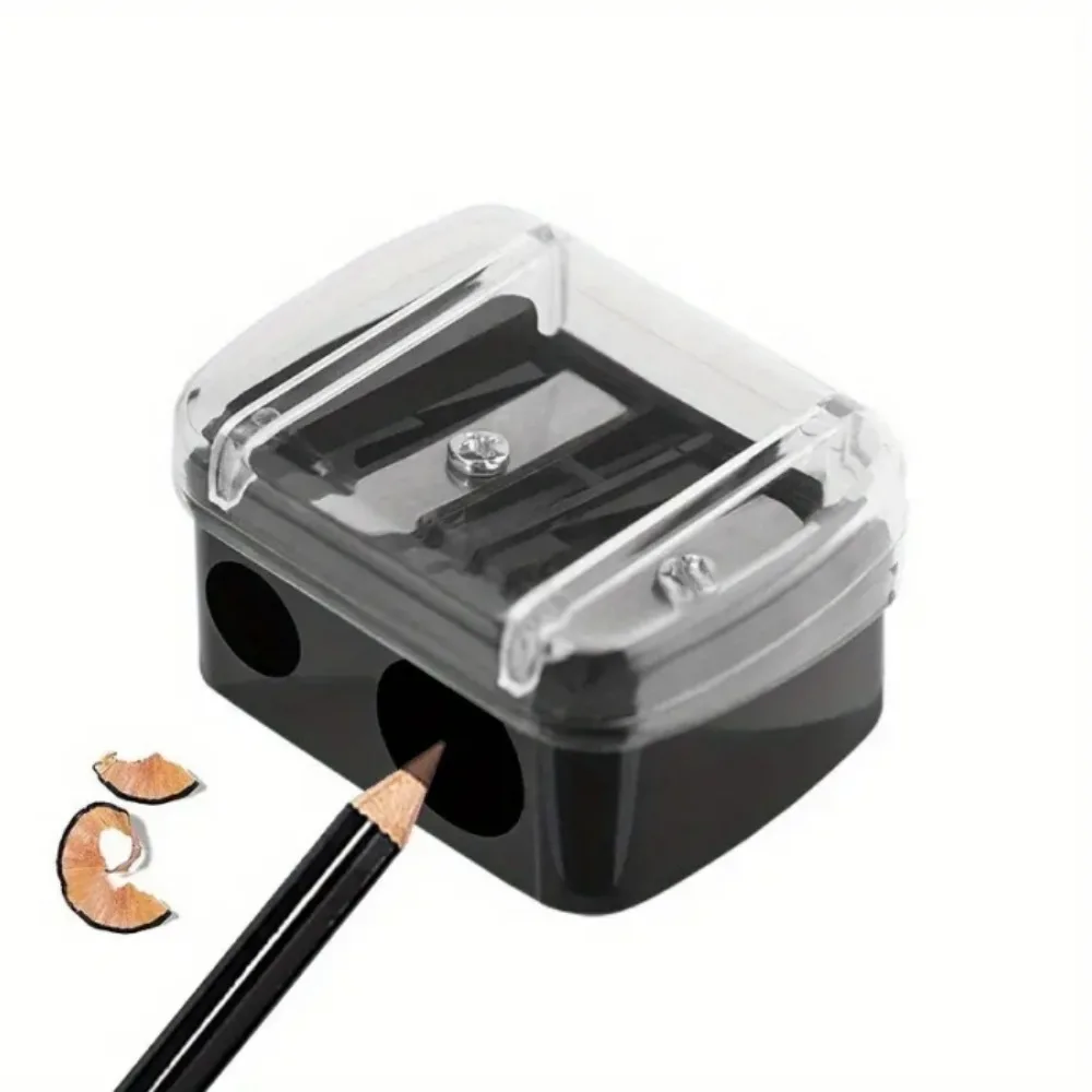 Double Hole Automatic Pencil Sharpener - Multi-Purpose Makeup and Office Tool