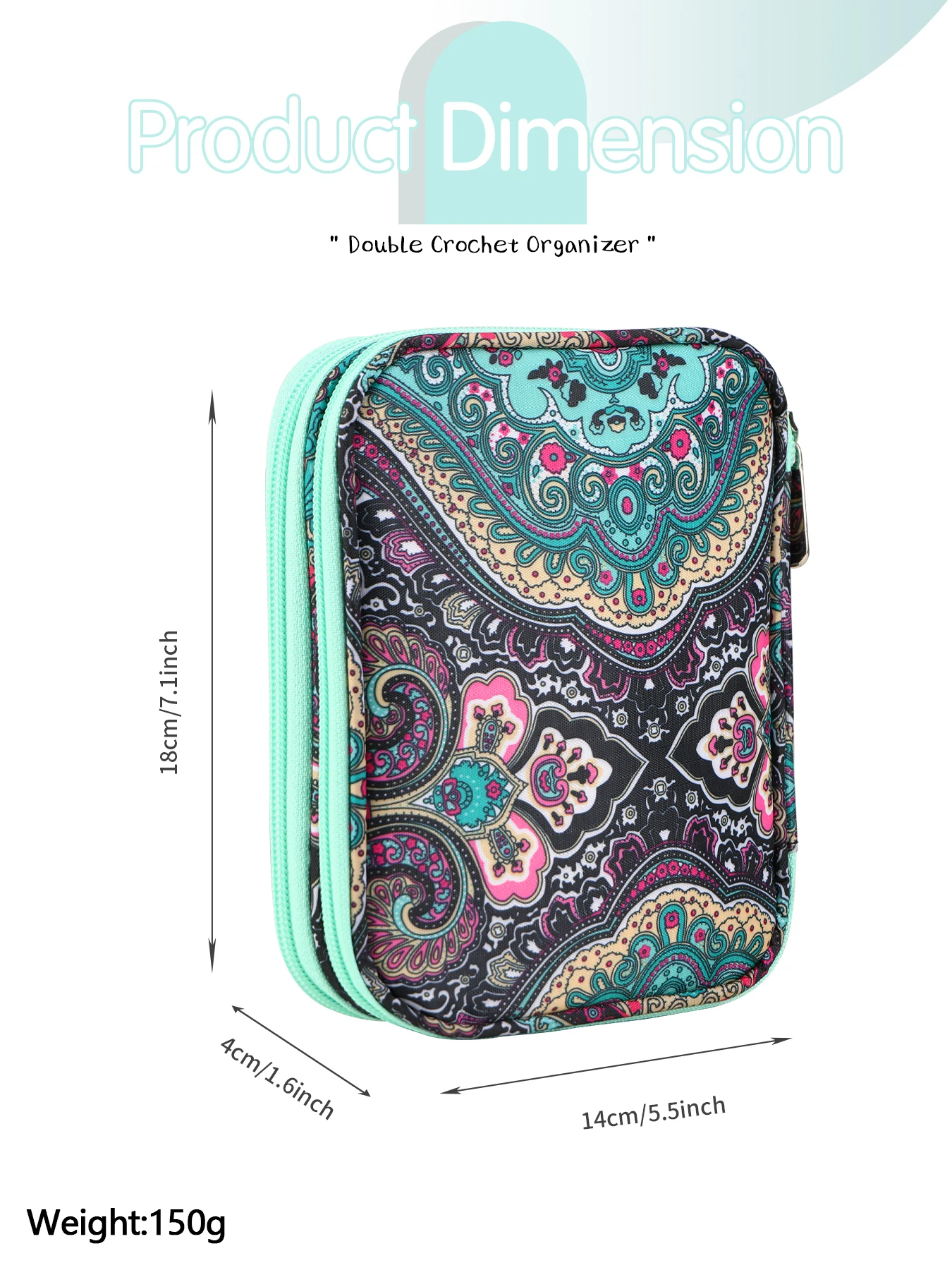 Empty Knitting Kit Case Organizer Bag For Needles Scissors Sewing Tool Accessories Kit Gift knitting tool organizer,hand knitting kit