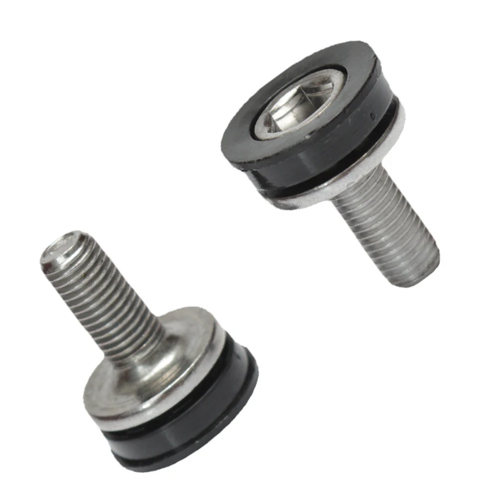 

2pcs Mountain Bicycle Hex Head Crank Arm Bolts M8x15mm Metal Waterproof Sealing Screw Outdoor Cycling Replacement Accessories