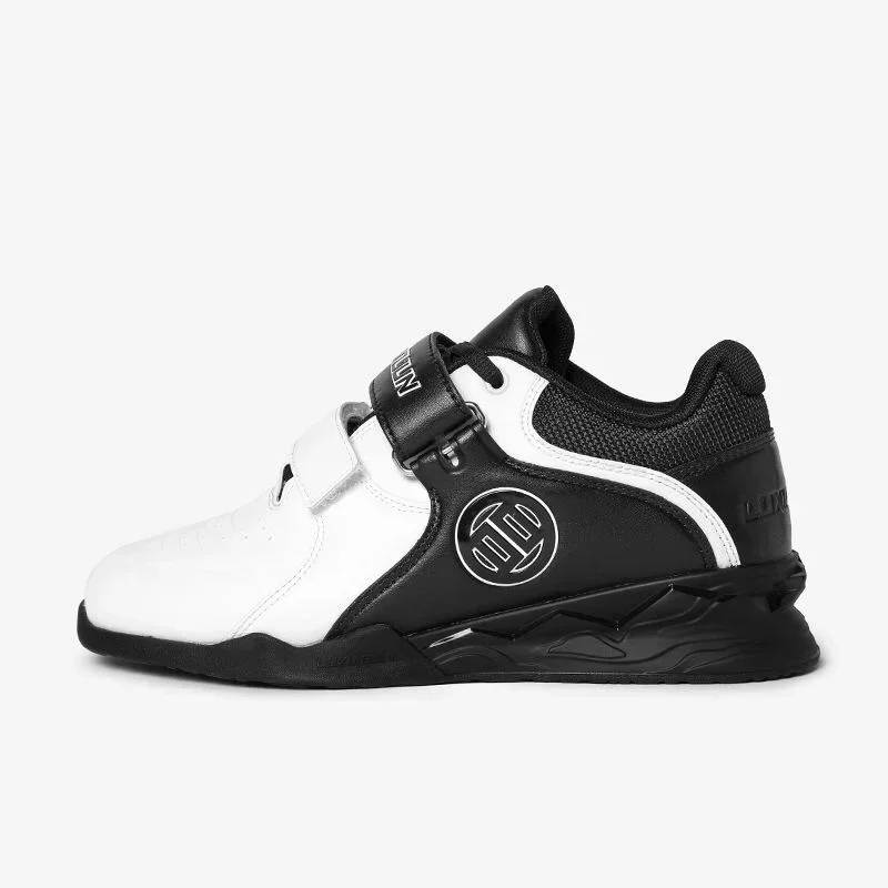 Professional Men Weightlifting Boots White Women Weightlifting Shoes Good Quality Hard Pull Deep Squat Shoes Fitness Sneakers