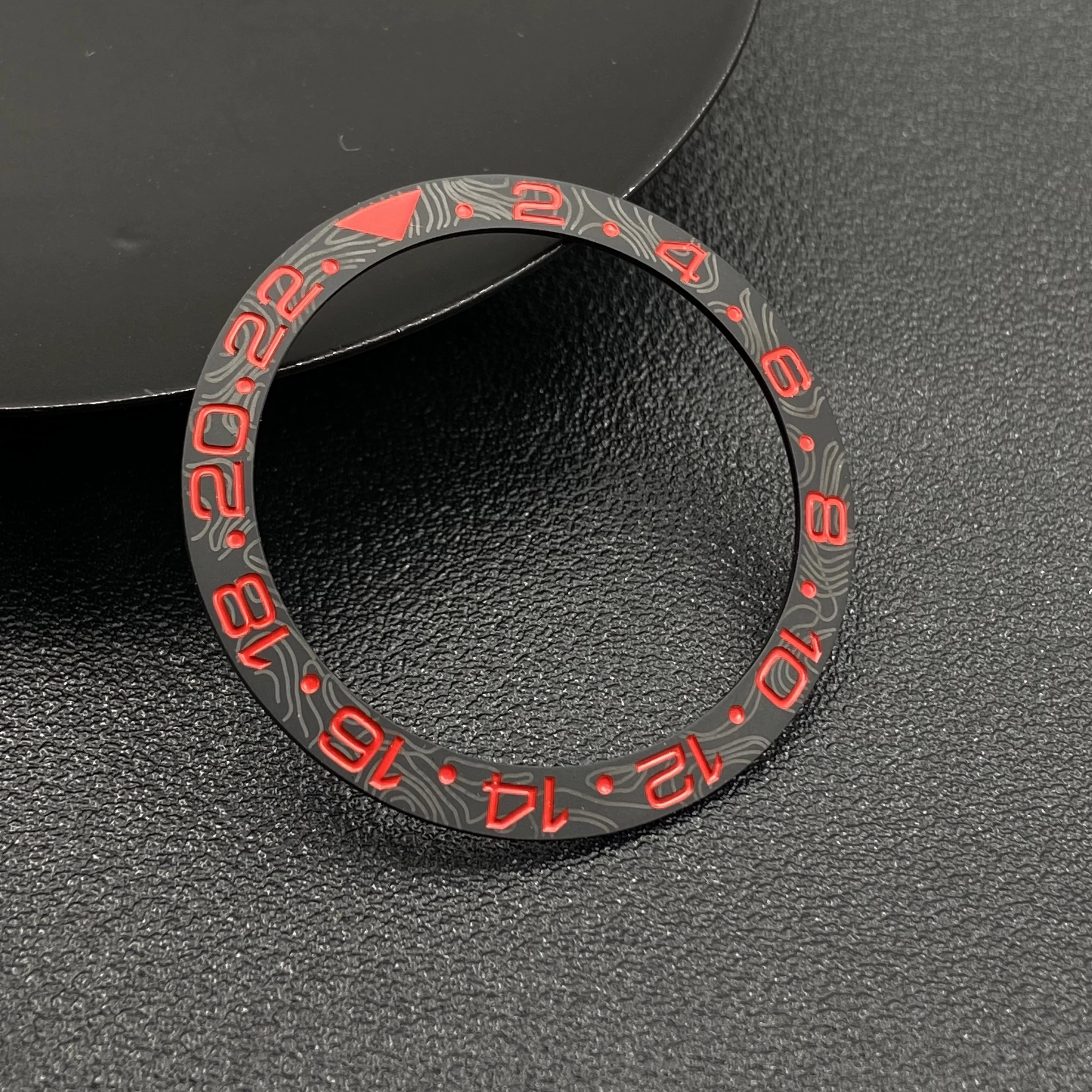 Ceramic & Aluminum Bezel GMT Diving Watch Insert for 40mm Watch Case Replacement