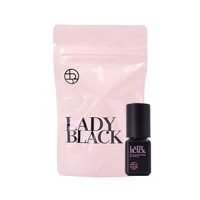 5ml Korea Original Sky Glue Lady Black Powerful Lash Glue for Eyelash Extensions Low Irritation 3-4 Second Fast Drying Black Cap 1