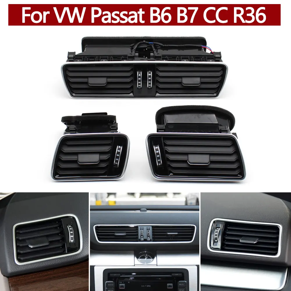 LAN Évent De Sortie De Climatisation Du Tableau De Bord Grille De