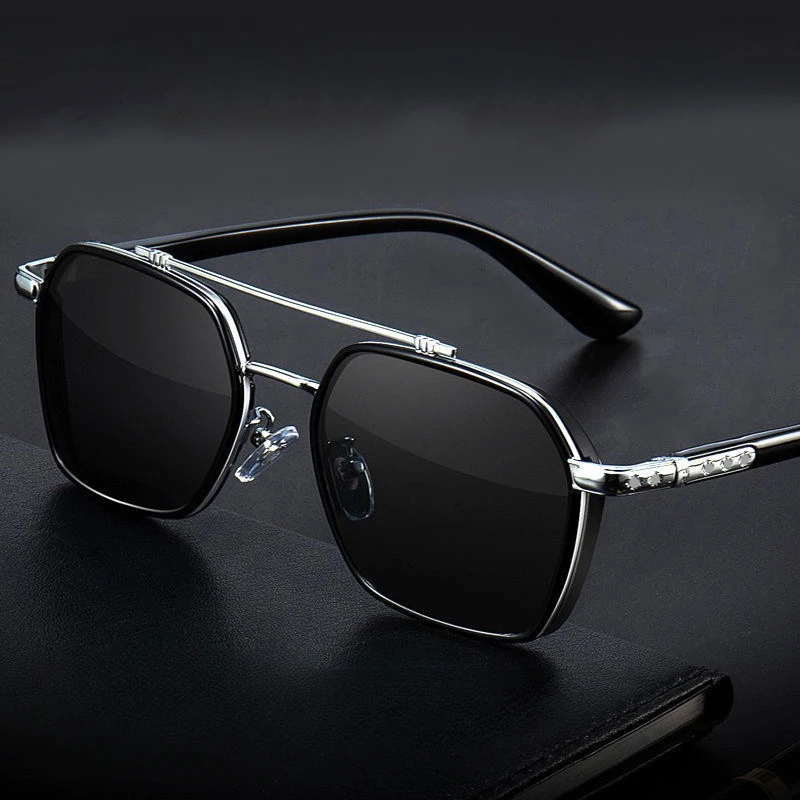 Polarized Sunglasses Vintage Sunglasses Cyberpunk Sunglasses New Retro Steampunk Sunglasses Men Polarized Brand Designer Driver Safety Goggle Outdoor Eyewear Man Shades UV Protection