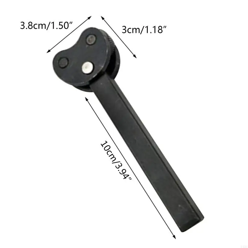 E5BE Double End Straight Linear Knurling Tool Knurling Tool Double Wheel Black Knives for Mini Lathe Black
