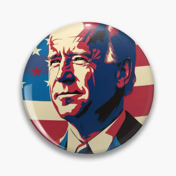 

Joe Biden Poster Soft Button Pin Hat Lapel Pin Cute Funny Gift Creative Brooch Cartoon Metal Collar Lover Badge Jewelry Fashion