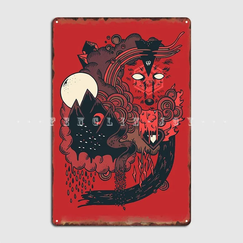 

Leader Of The Pack Metal Sign Cinema Garage Bar Cave Custom Poster Tin Sign Posters