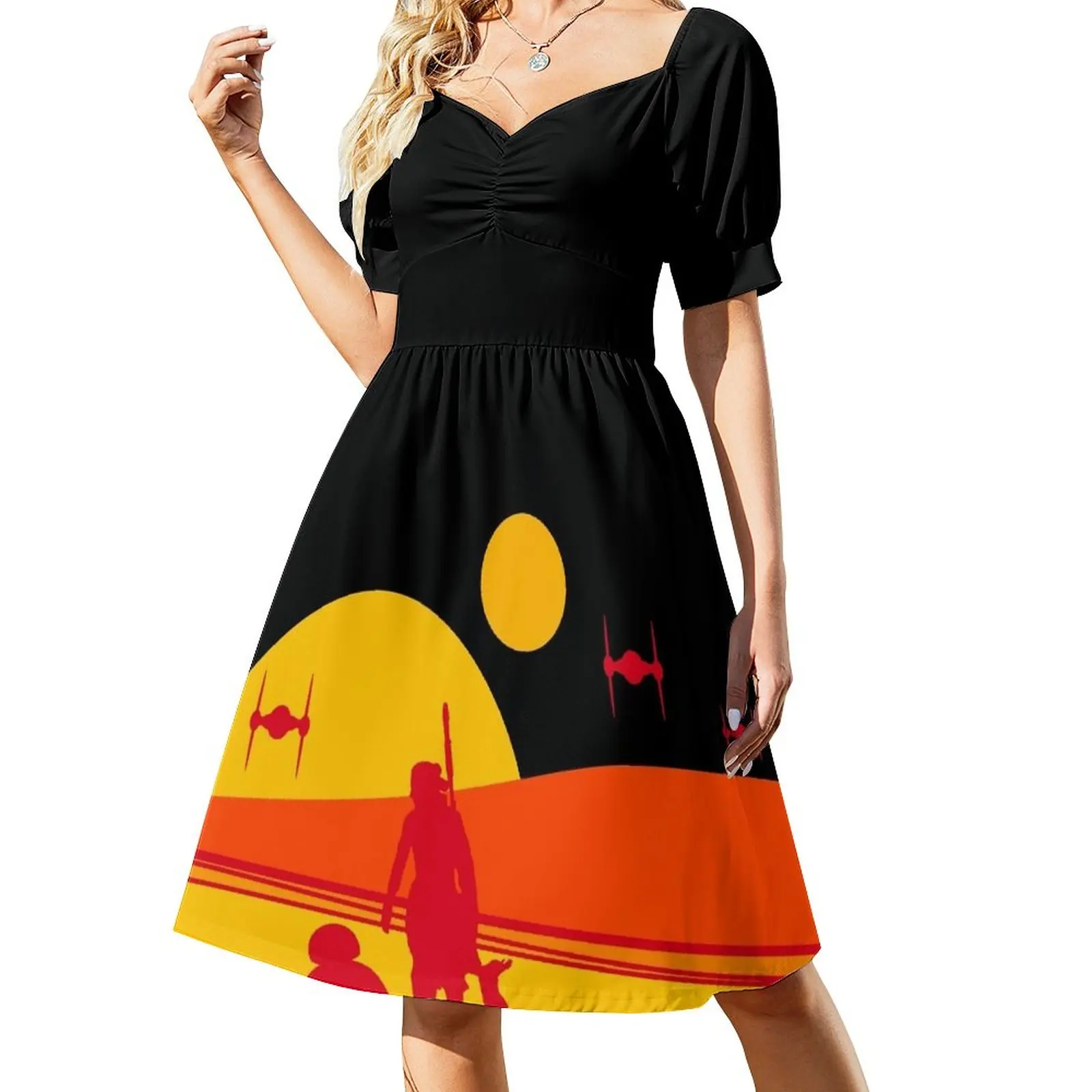 

Sunset Sleeveless Dress elegant and pretty women's dresses Aesthetic clothing luxury dresses Long dresses