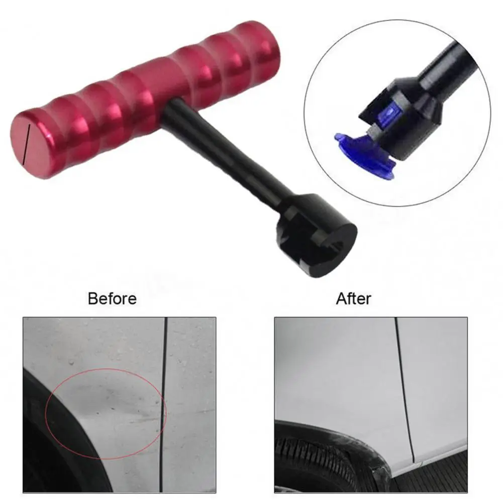 

Car Body Dent Puller Mini Portable Car Dent Puller with Anti-slip T-shape Handle for Universal Suv Truck Auto Sunken Body Pit