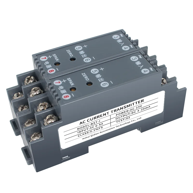 

Current Voltage Sensor Transmitter AC 0-20A 0-500V to 4-20mA 0-10V RS485 1 In 1 Out DC24V Voltgae Signal Transducer