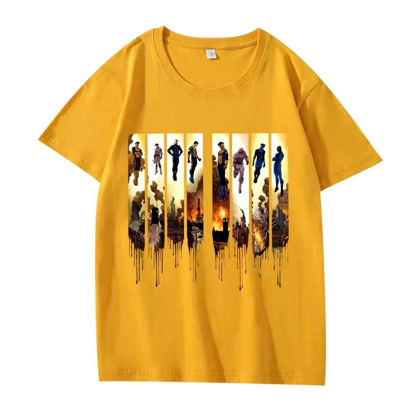 Invincible War Comic Art Classic Oversized Unisex T-Shirt - 100% Cotton, Short Sleeve Summer Collection