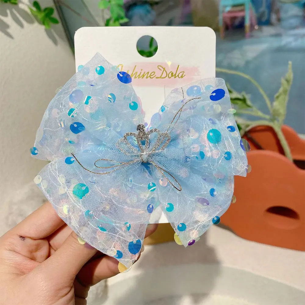 150x45cm Shiny Sequin Mesh Fabric For DIY Wedding Party Decoration Handmade Sewing Costume Princess Dress Doll Clothing Hair Bow