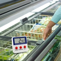 E74E Réfrigérateur Thermomètre Thermomètre salle du congélateur Thermomètre / Min Digital 4