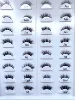 100pcs 3D real mink half eyelashes customized box Personal custom logo false eyelash bulk free fast shipping DHL/UPS Small batch 2
