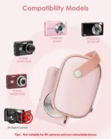 Digital Camera Case for CAMKORY DC403 FHD 1080P/ KODAK PIXPRO FZ55/ FZ45/ STUOGYUM DC402-AF,SD Card Storage Travel Carrying Case - Image 2