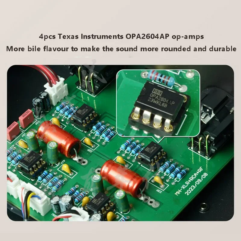 Tube CD Player Bluetooth 5.2 Built-in Dual 6*1N Tube USB Lossless Playback Professional Grade HIFI CD Player OPA2604 Op-Amp Chip