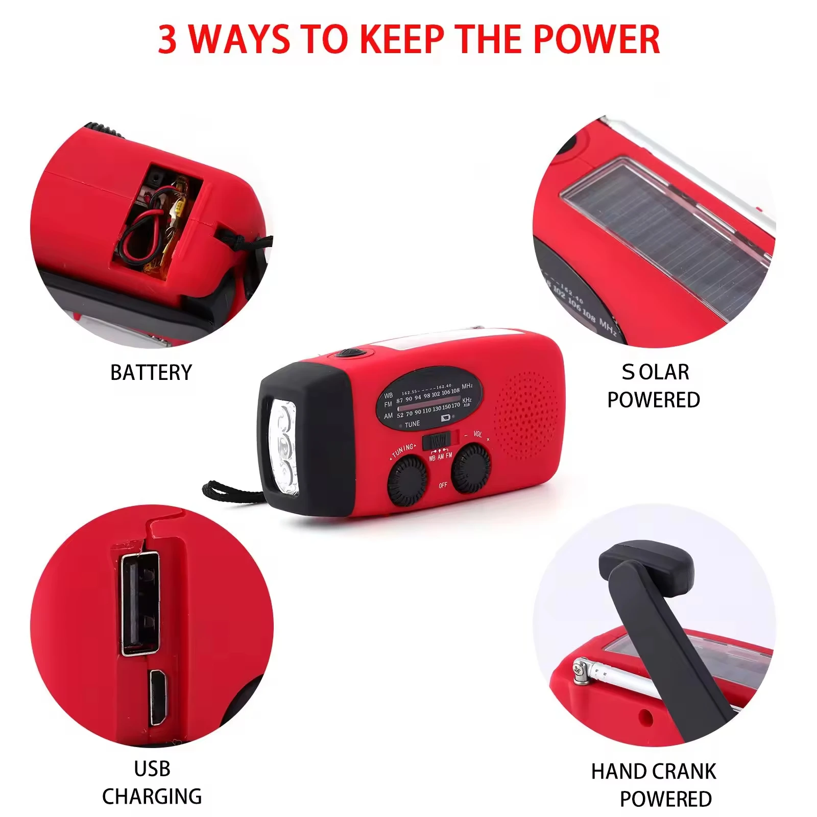 Emergency Hand Crank Radio 6
