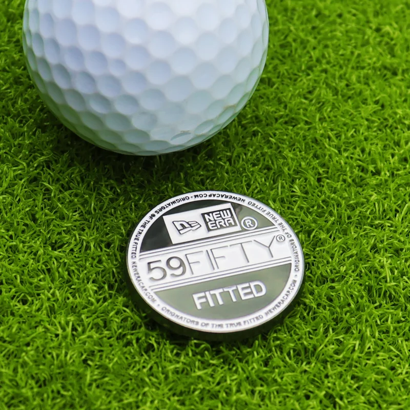 New creative metal enamel ball marker with golf accessories