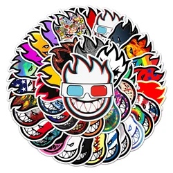 Colorful Waterproof Spitfire Graffiti Stickers for Laptops, Luggage, and Skateboards (C - 50Pcs)