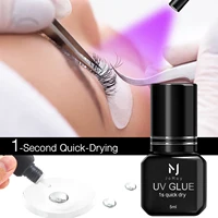 UV Eyelash Glue Makeup Tools Water Proof Quick Dry in 1 Second Eyelash Extension Supplies Colorless Tasteless Eyelash Glue 2