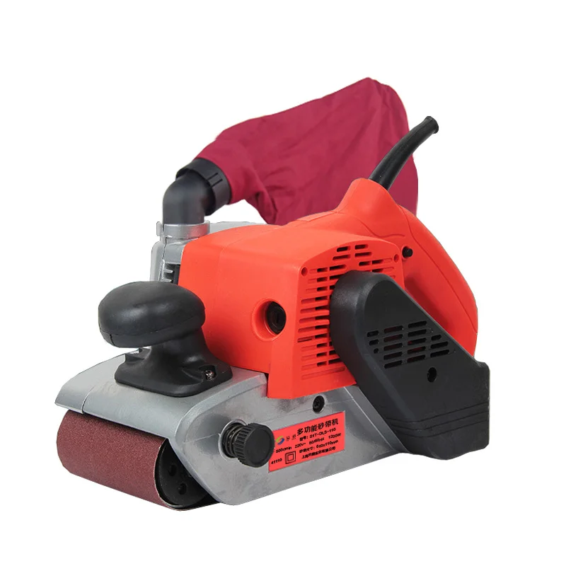 

Industrial Grade Sanding Machine 4 Inch Belt Machine Household Portable Small Sandpaper Plane Polishing Polisher