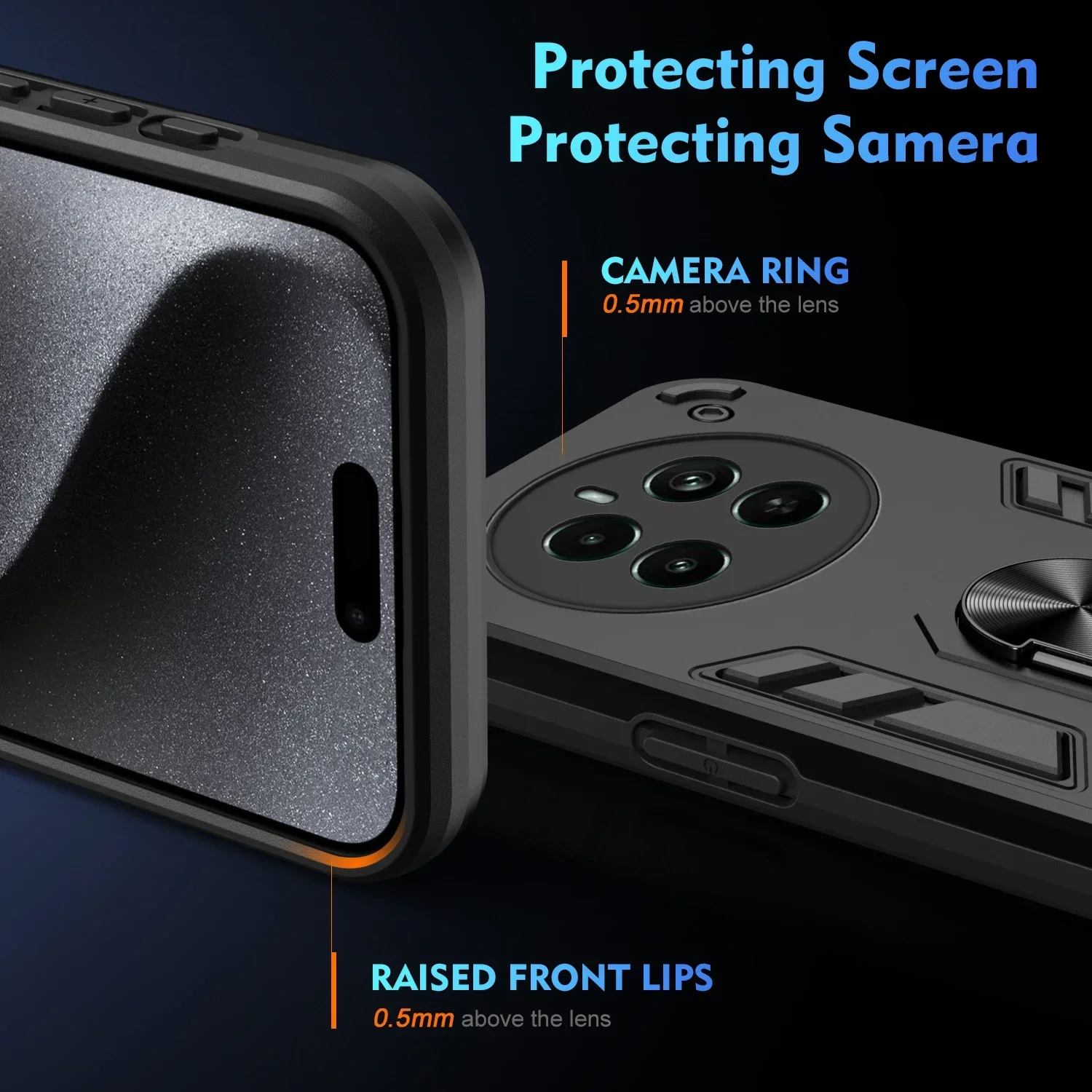 Magnetic Bracket Shell Anti-Fall Armor Case