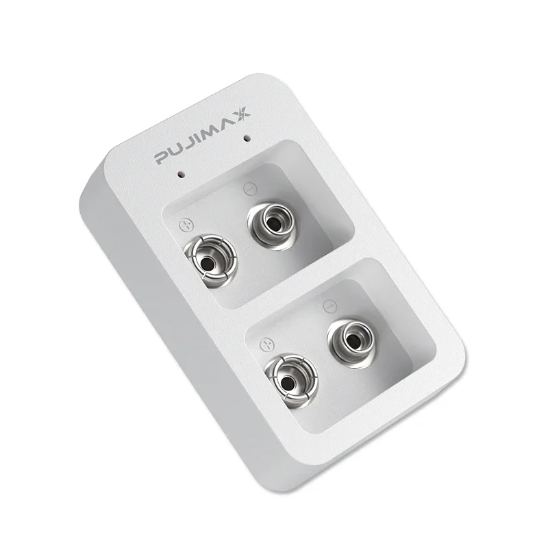 Smart Fast Battery Charger 2 Slots 9V With LED Indicators USB Cable For 9V Ni-MH/Ni-Cd/Li-ion Rechargeable Batteries